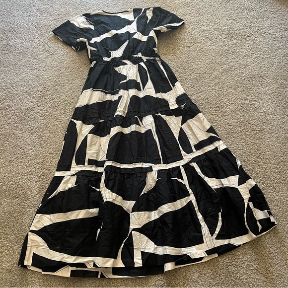 Anthropologie Black and White Maxi Dress - Picture 7 of 7